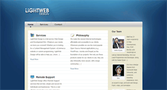 Desktop Screenshot of lightwebdesign.com